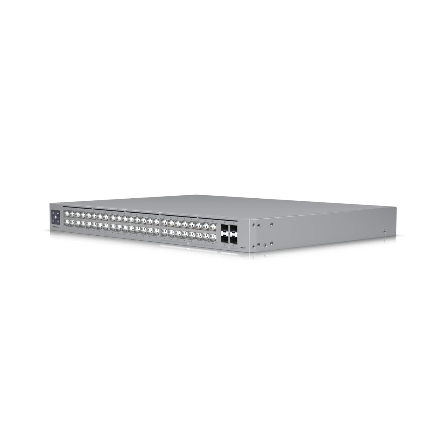 Ubiquiti Pro Max 48, 48-port, Layer 3 Etherlighting Switch, 2.5 GbE, 16 GbE RJ45 Ports, 32 GbE RJ45 , 4 10G SFP+, Throughput 112 Gbps, Ubiquiti Pro Max 48, 48-port, Layer 3 Etherlighting Switch, 2.5 GbE, 16 GbE RJ45 Ports, 32 GbE RJ45 , 4 10G SFP+, Throughput 112 Gbps,
